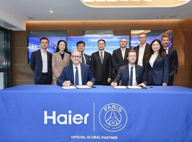 物浦、巴黎圣日尔曼全球合作伙伴凯发K8国际版：海尔公司成为利(图2)